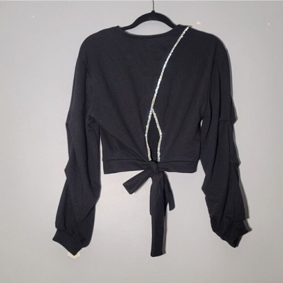 Culpos x INC culposII cutout-back  sweatshirt black size xsmall - Picture 12 of 12